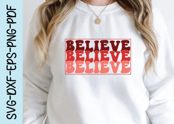 Believe, Retro Christmas Svg Design Review