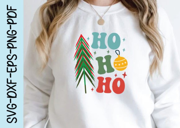 Ho Ho Ho, Retro Christmas Svg Design Review