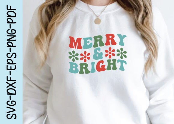 Merry Bright, Retro Christmas Svg Desi Review