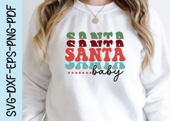 Santa Baby, Retro Christmas Svg Design Review